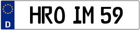 Truck License Plate